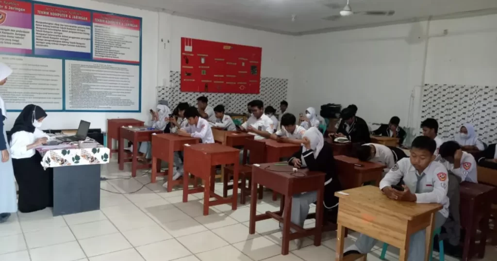 Ujian Penilaian Akhir Semester (PAS) Genap untuk tahun ajaran 20222023 di SMK Garuda Mahadhika Berlangsung Sukses