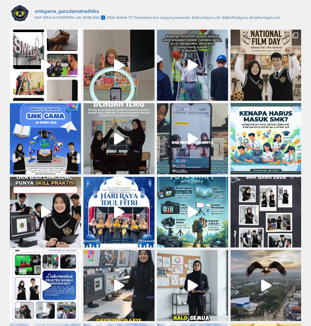 Jangan Salah Pilih Sekolah! Intip Keseruan & Prestasi SMK Garuda Mahadhika di Instagram